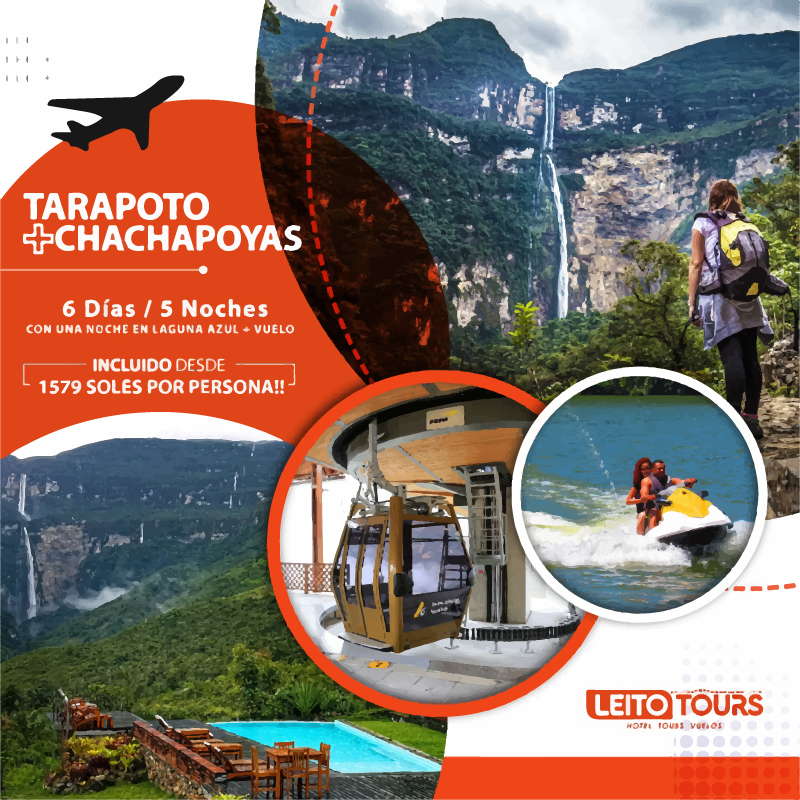TARAPOTO + CHACHAPOYAS 6D/5N CON UNA NOCHE EN LAGUNA AZUL